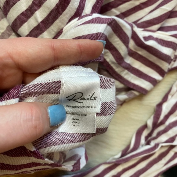 Rails Acadia Striped oversized Sleep Shirt - Picture 11 of 11